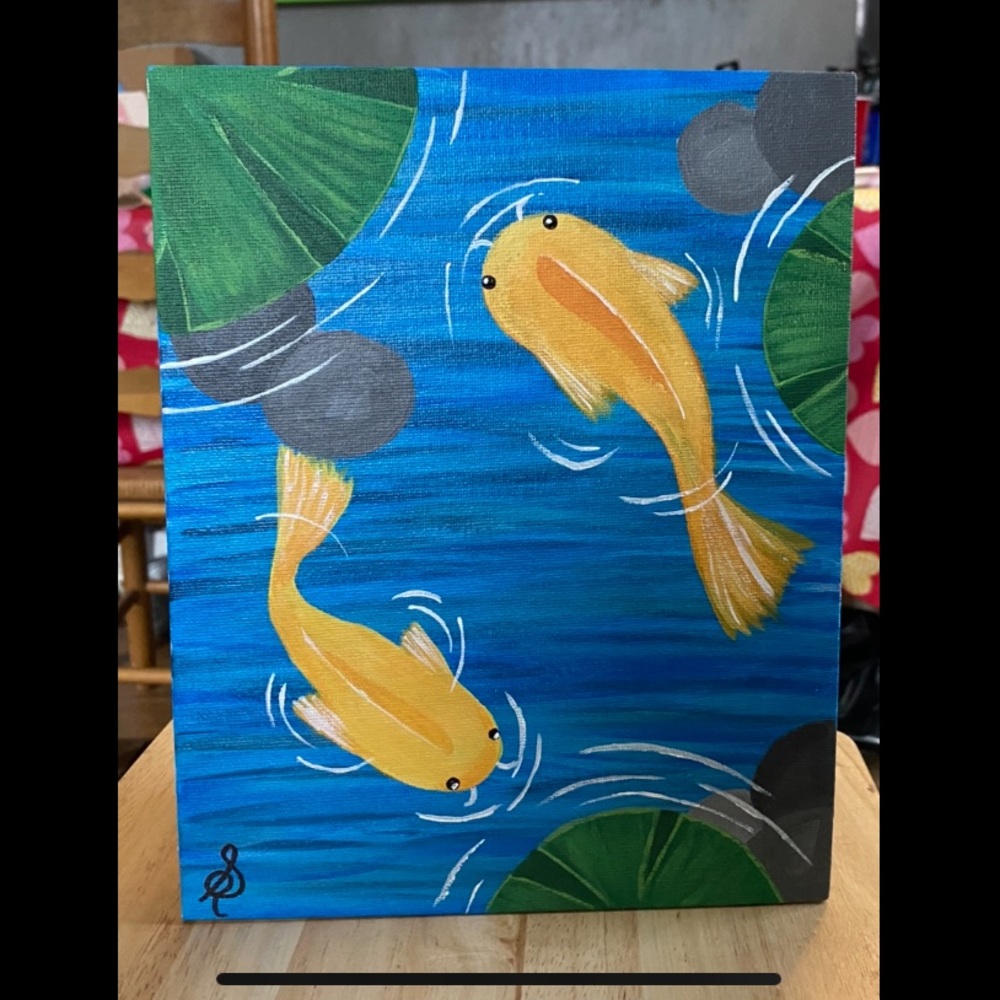 “Just Keep Swimming” Painting